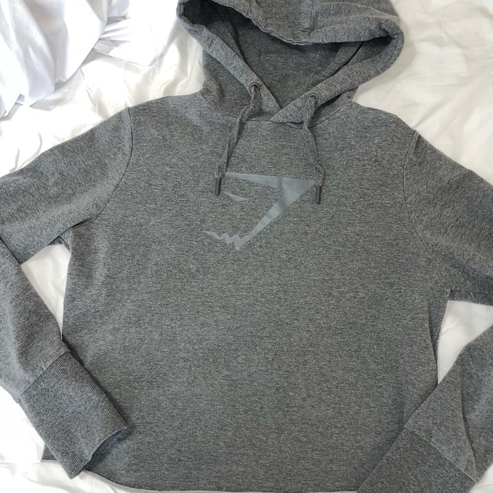 Half open back gymshark hoodie